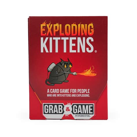 exploding kittens card game|Exploding Kittens Original: Grab & Game Edition.